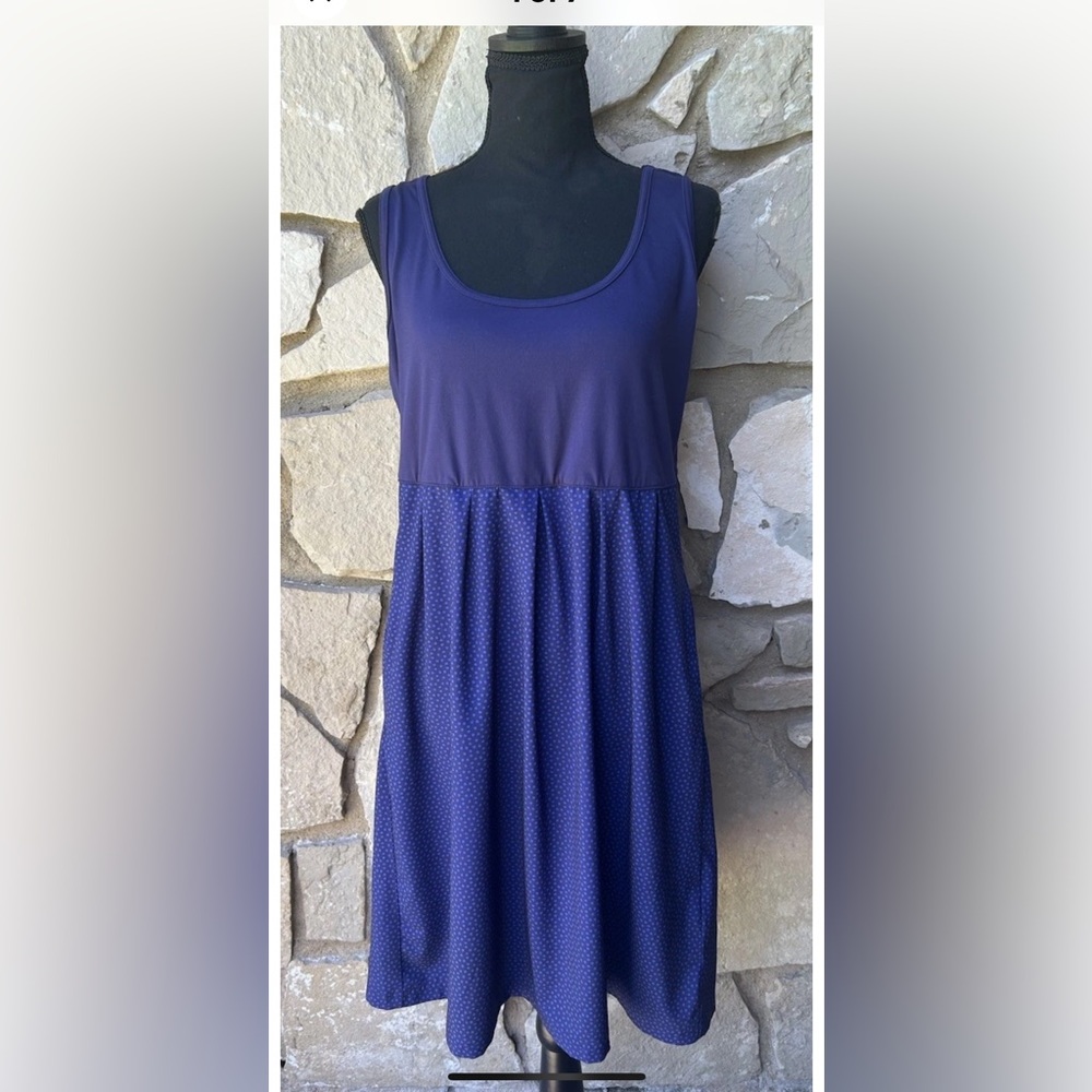 Columbia Marakesh Maven Dress M/LOmni-Shade‎ Sun Protection Blue Athletic EC